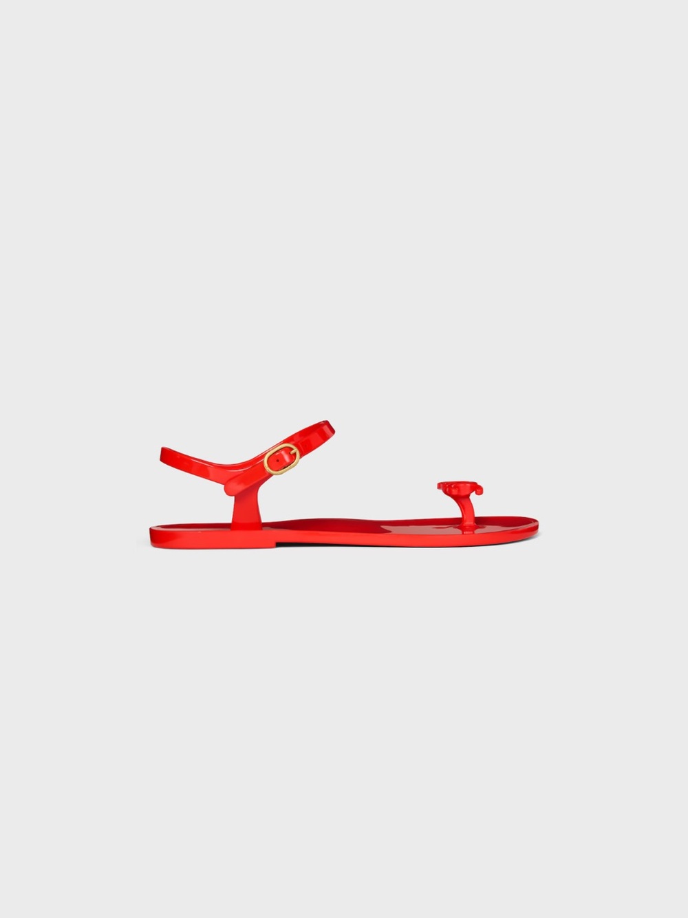 Celine Red Jelly Bay Sandals